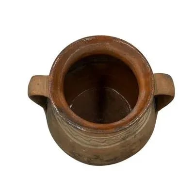 Antique Hungarian Folk Art Cooking Pottery - 5