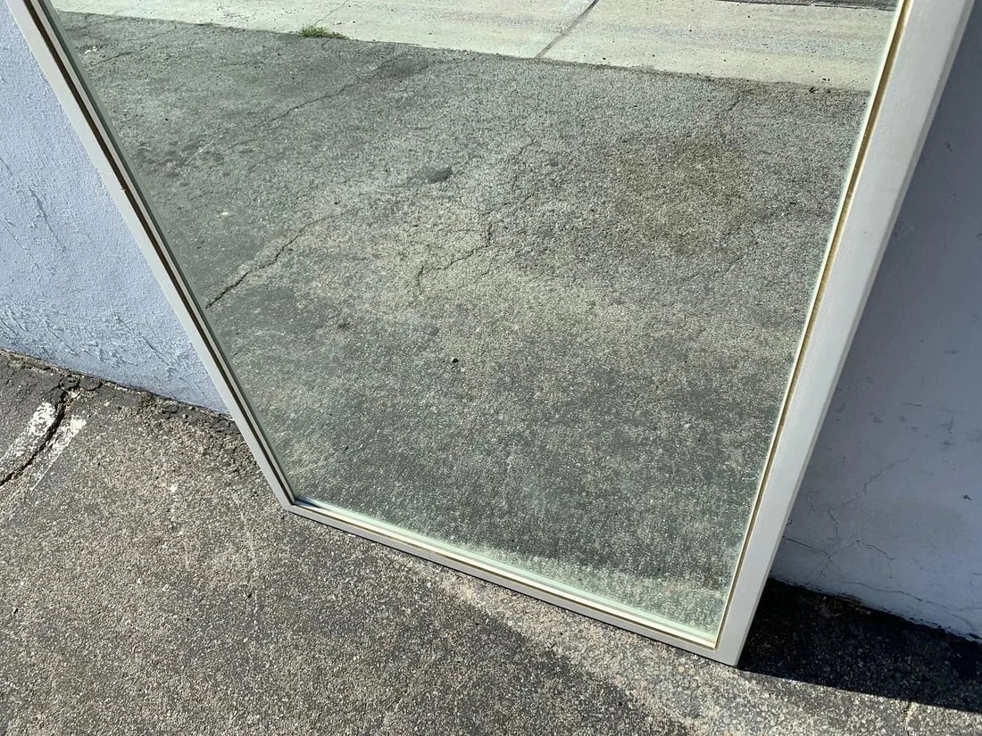 Vintage White Wall Mirror - 6