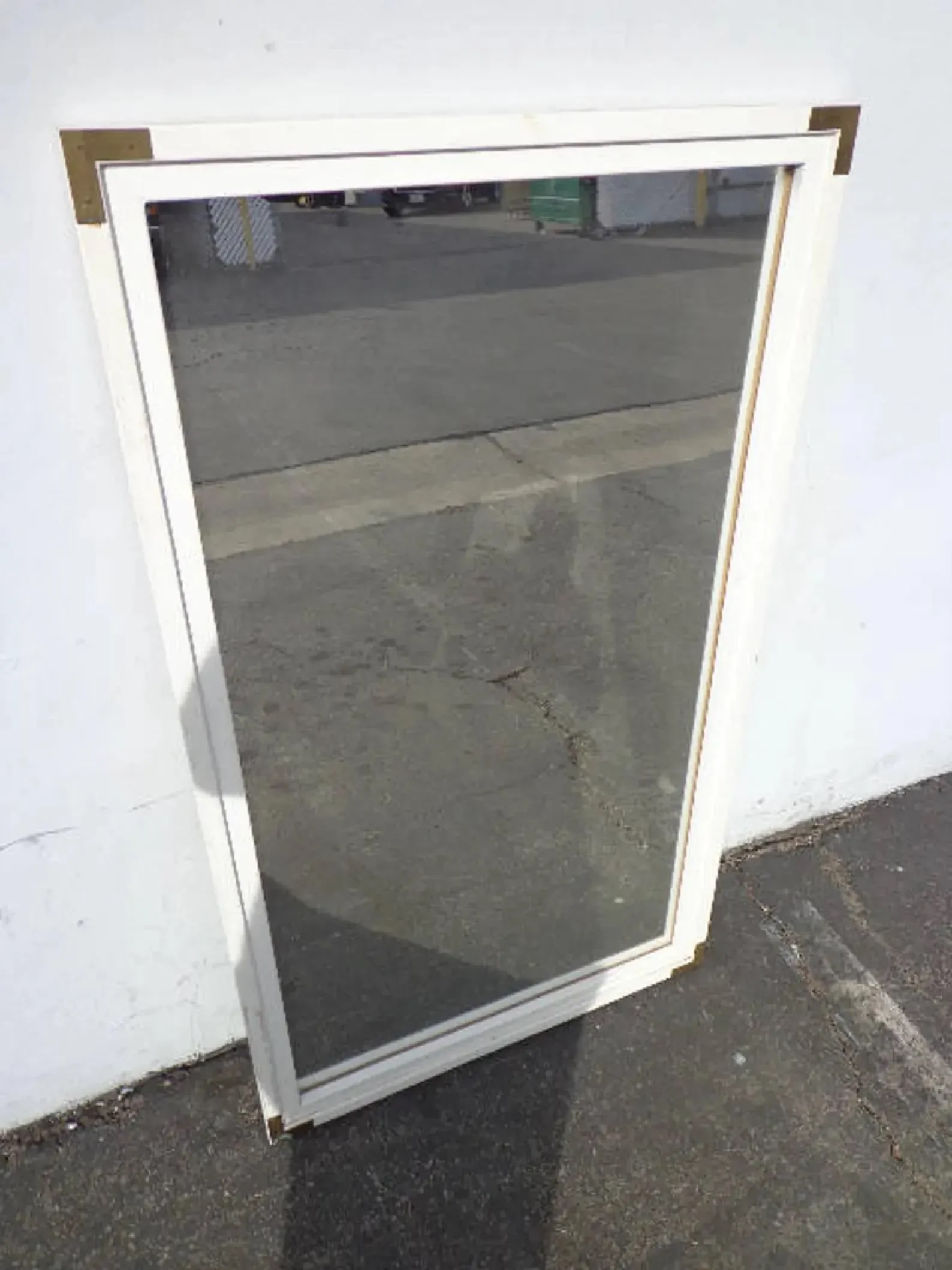 Vintage Campaign Style Wall Mirror - 2