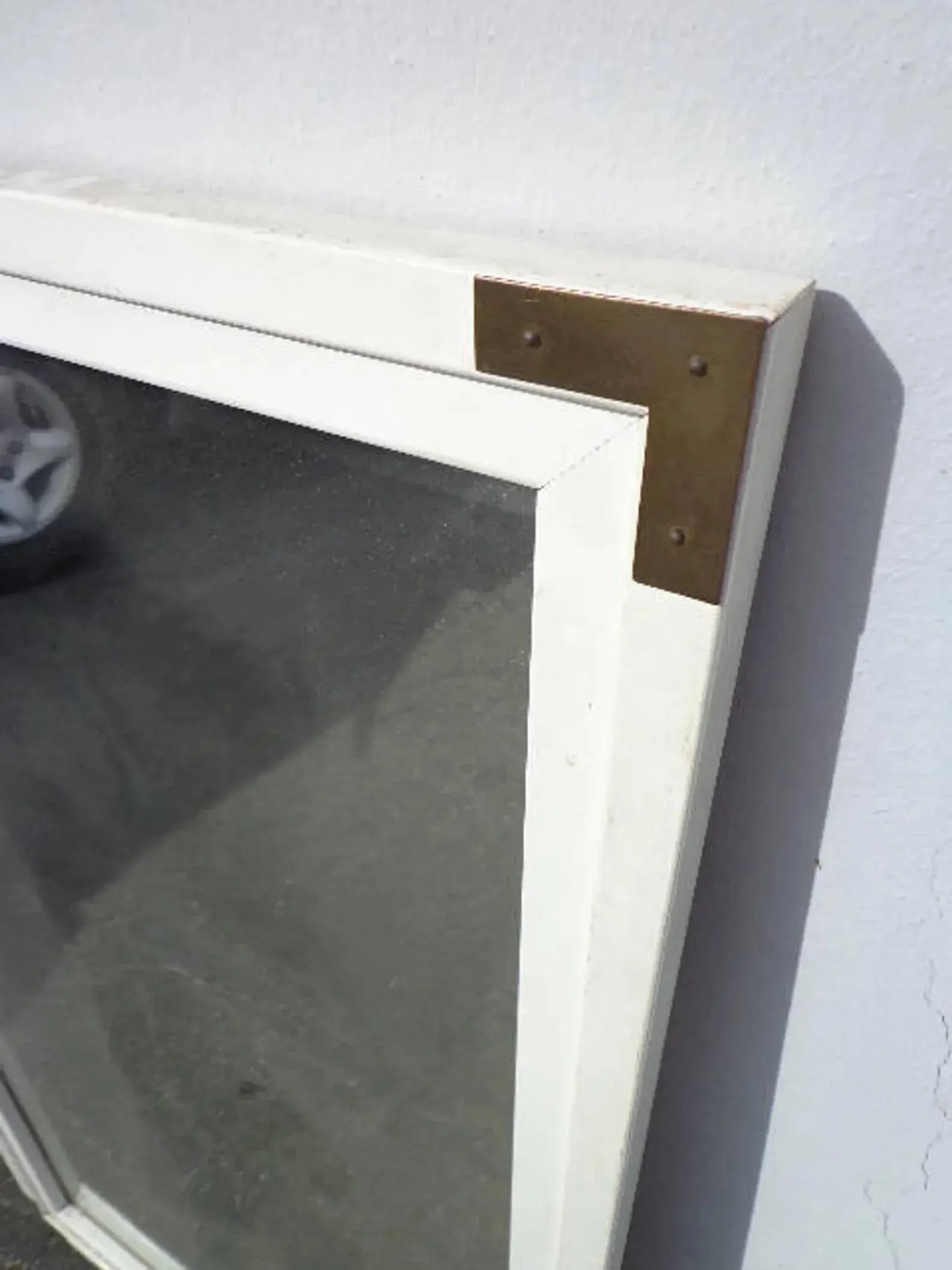 Vintage Campaign Style Wall Mirror - 4