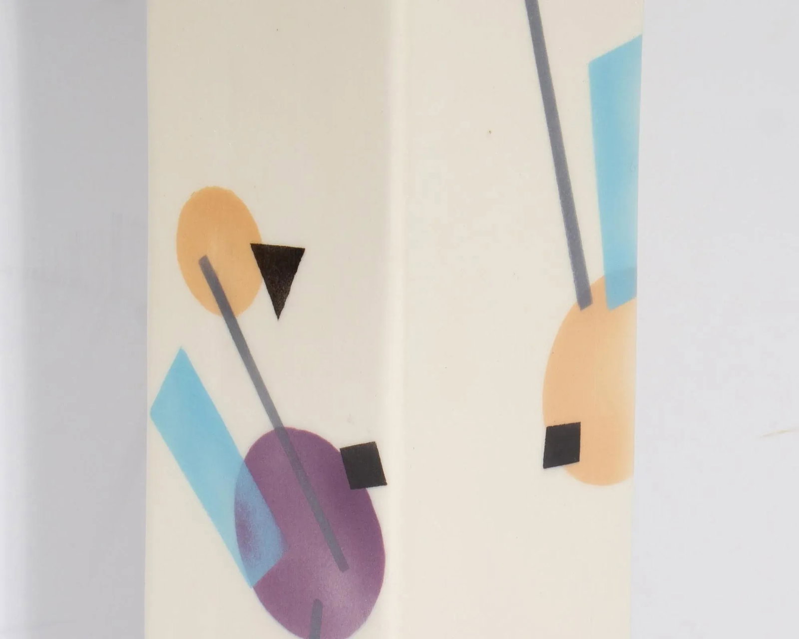 Rita Duvall Signed 1982 Postmodern Ceramic Vase - 5