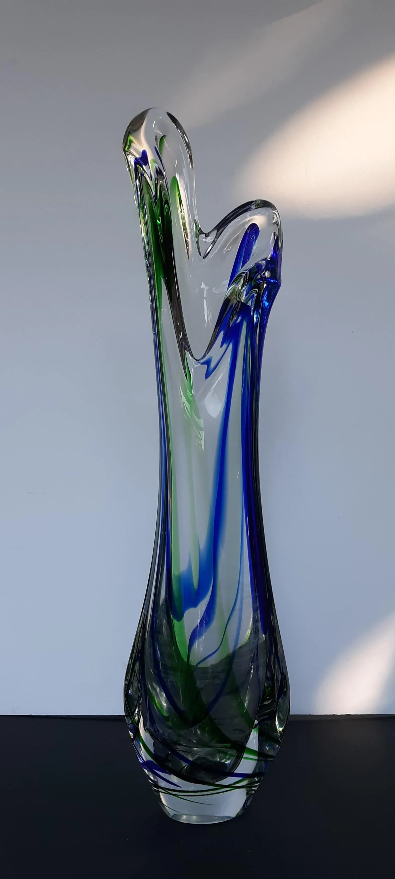Vintage Max Verboeket Maastricht Art Glass Vase - 2