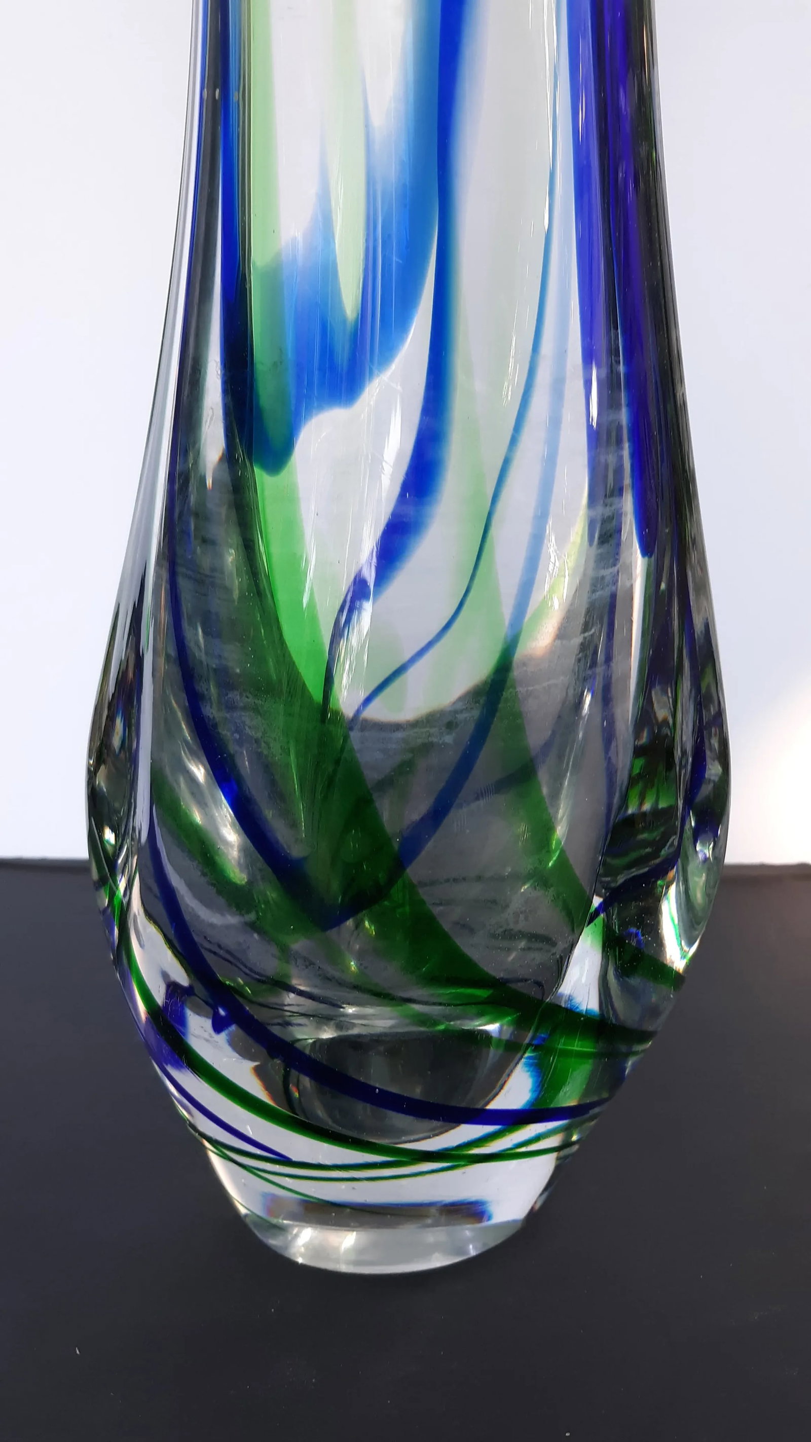 Vintage Max Verboeket Maastricht Art Glass Vase - 3
