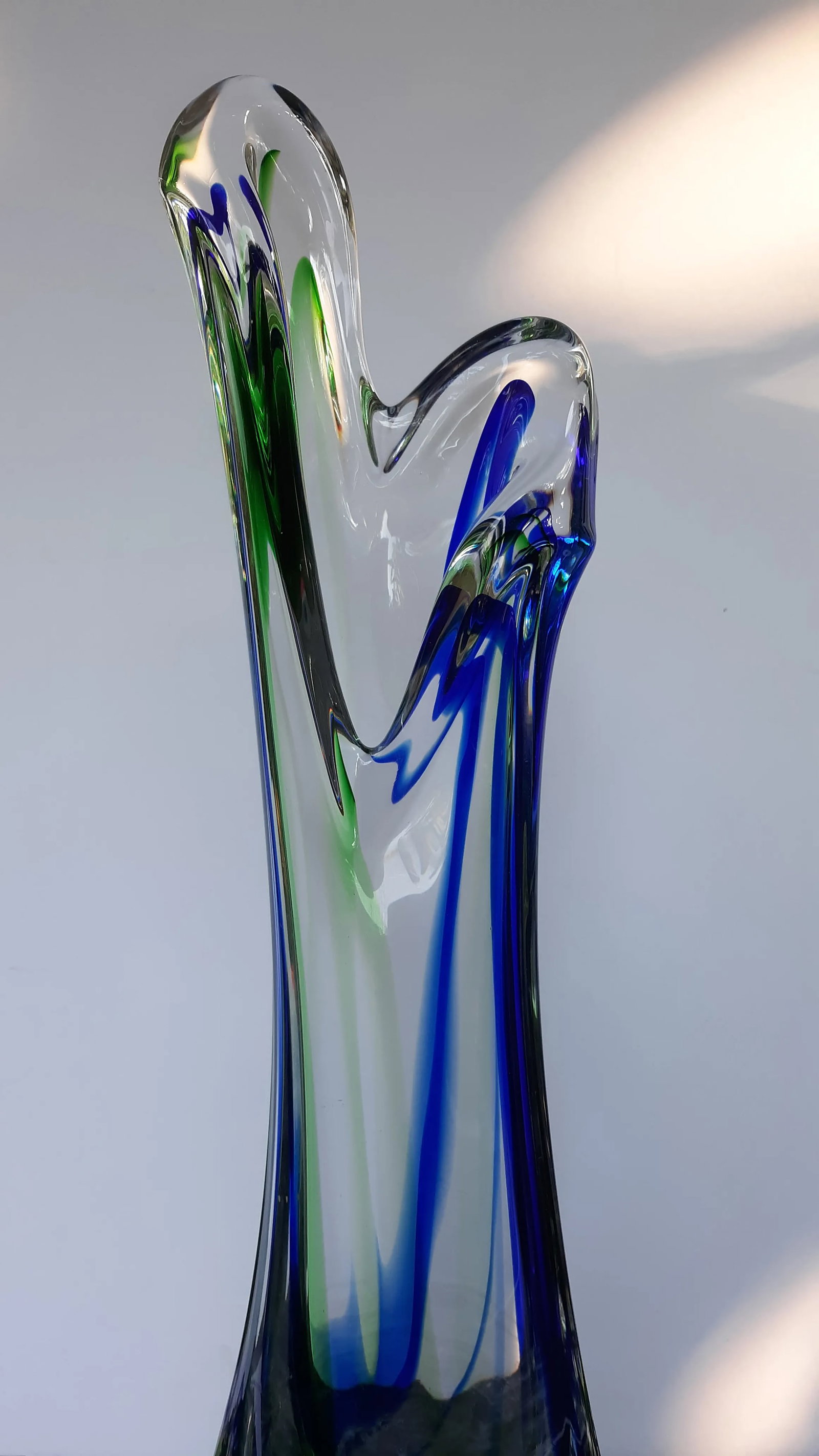 Vintage Max Verboeket Maastricht Art Glass Vase - 5