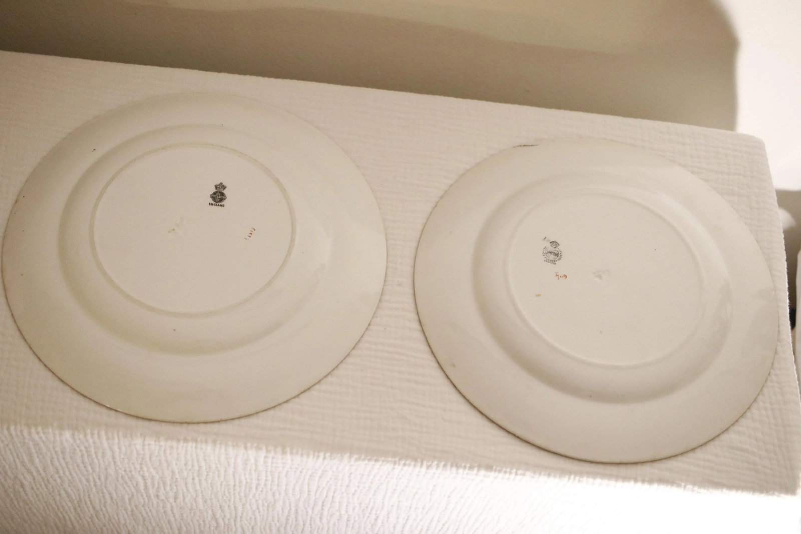 Pair of 19th C. Antique Minton Chinoiserie Ironstone "Indian Tree" Soup Plates - 11