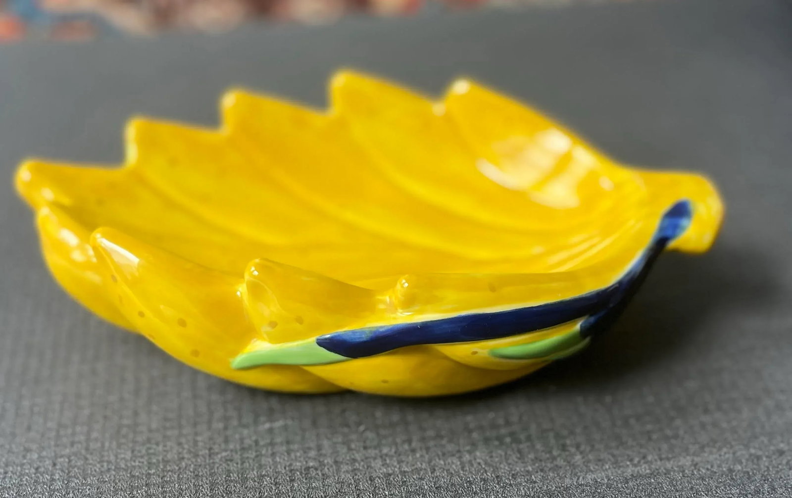 1980s Fitz and Floyd Banana Trinket Dish - 5
