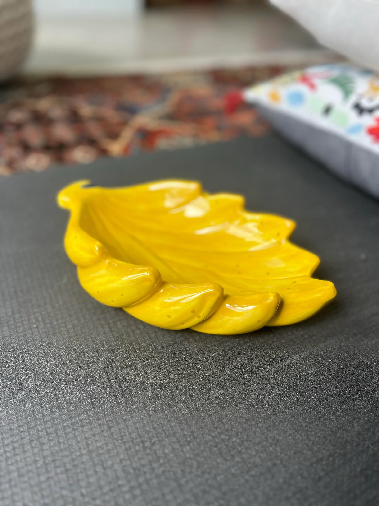 1980s Fitz and Floyd Banana Trinket Dish - 6
