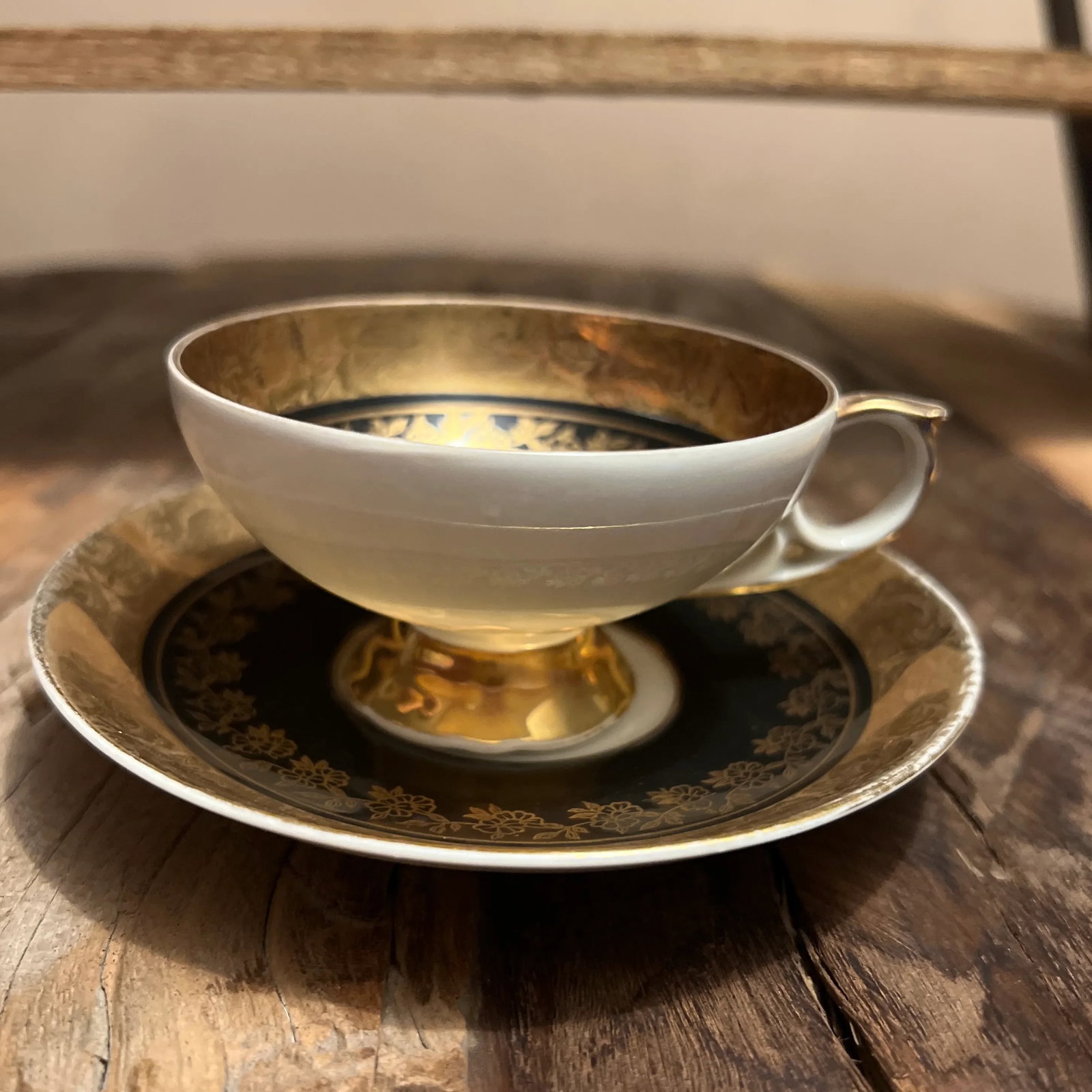 Vintage Bavarian Demitasse Espresso Cup & Saucer, Turkish Coffee Cup - 5