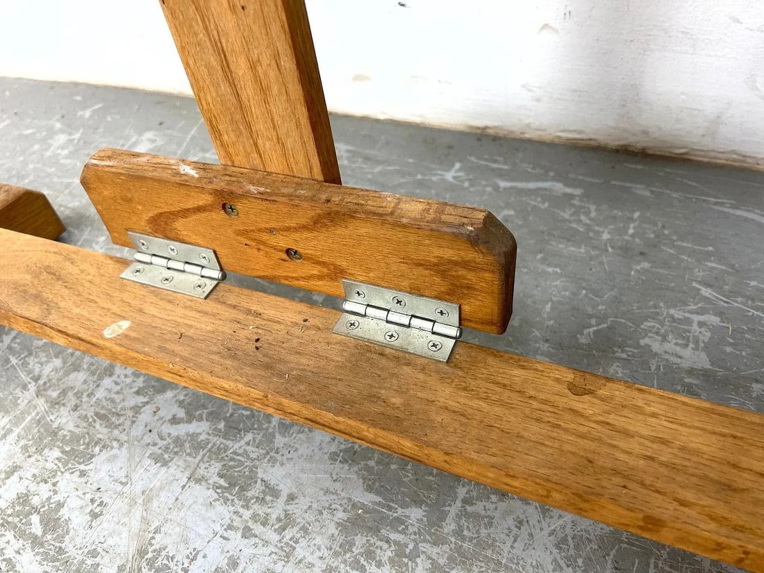 Vintage Tall Adjustable Artist Easel Painting Display - 11