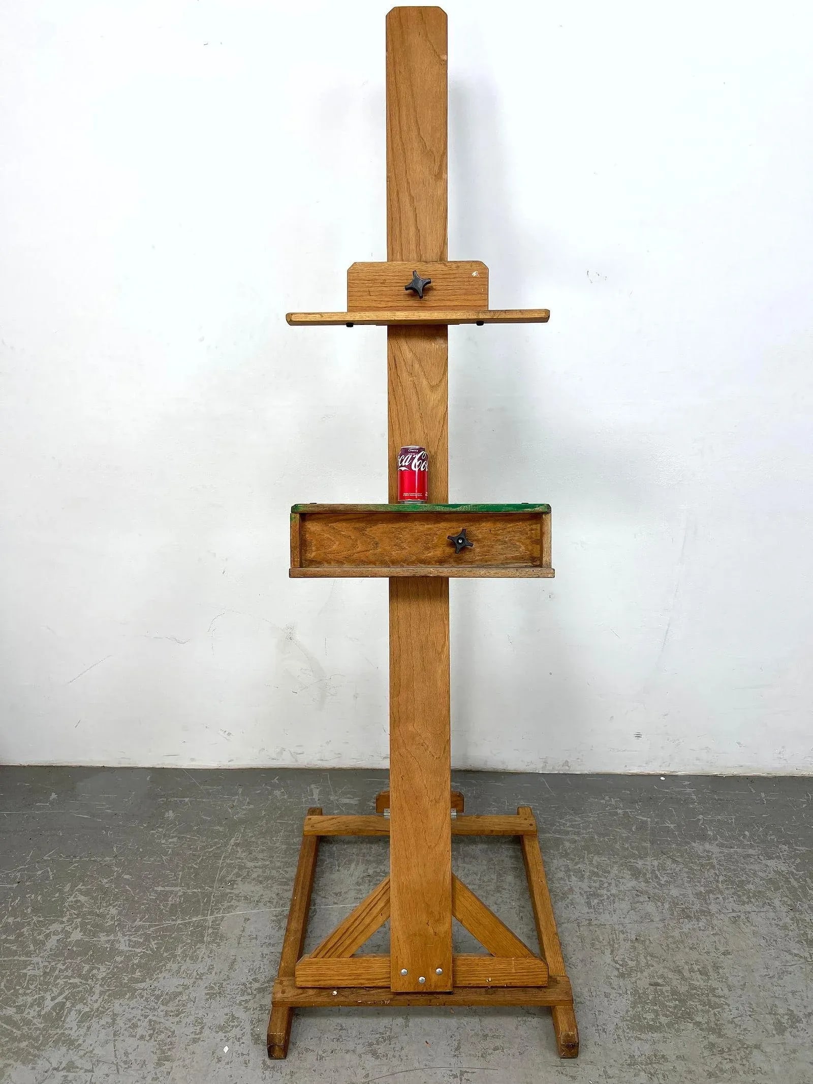 Vintage Tall Adjustable Artist Easel Painting Display - 12