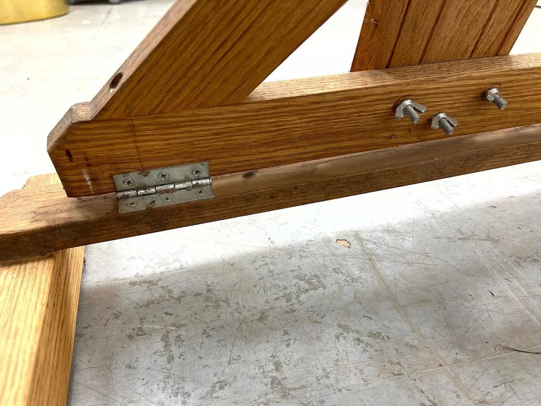 Vintage Tall Adjustable Artist Easel Painting Display - 7