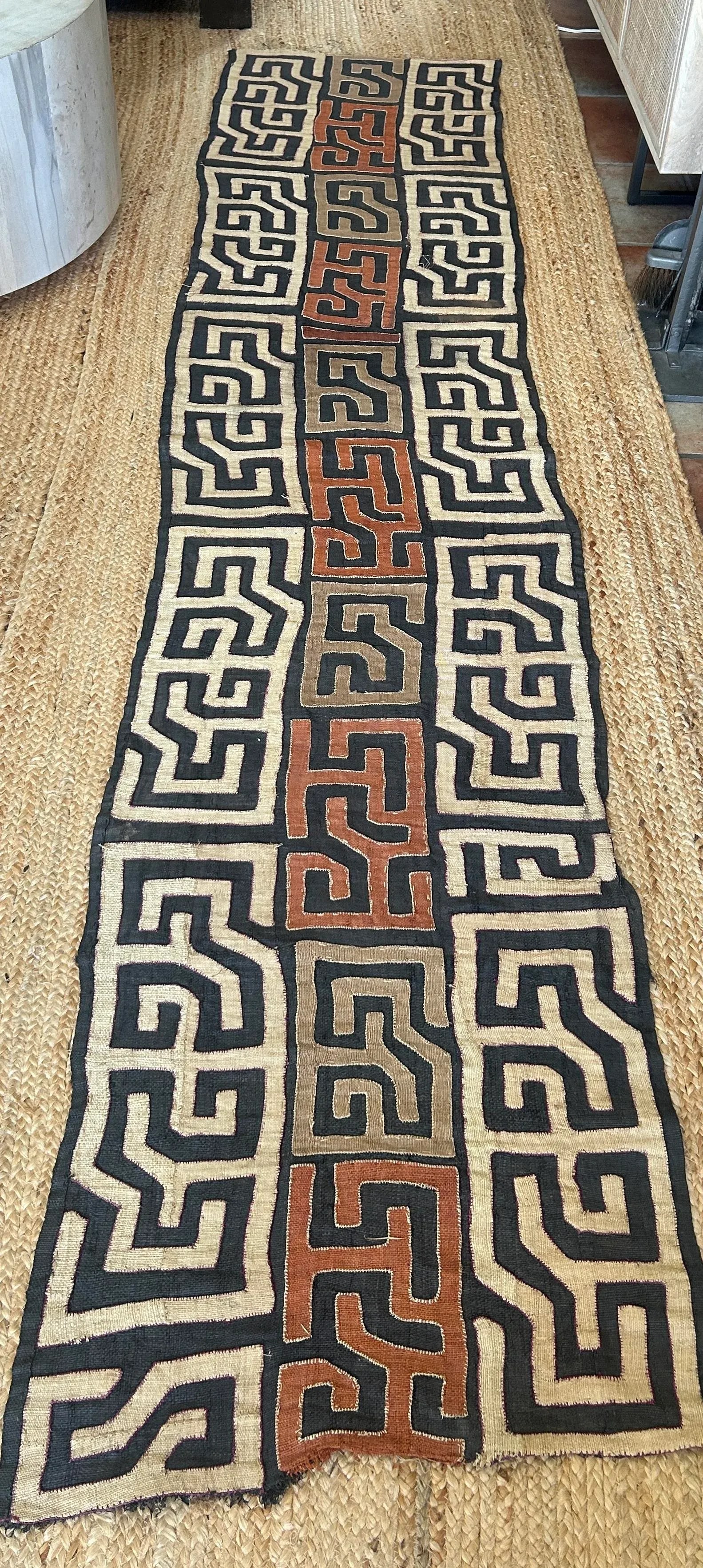 1950s African Tribal Kuba Cloth - 5