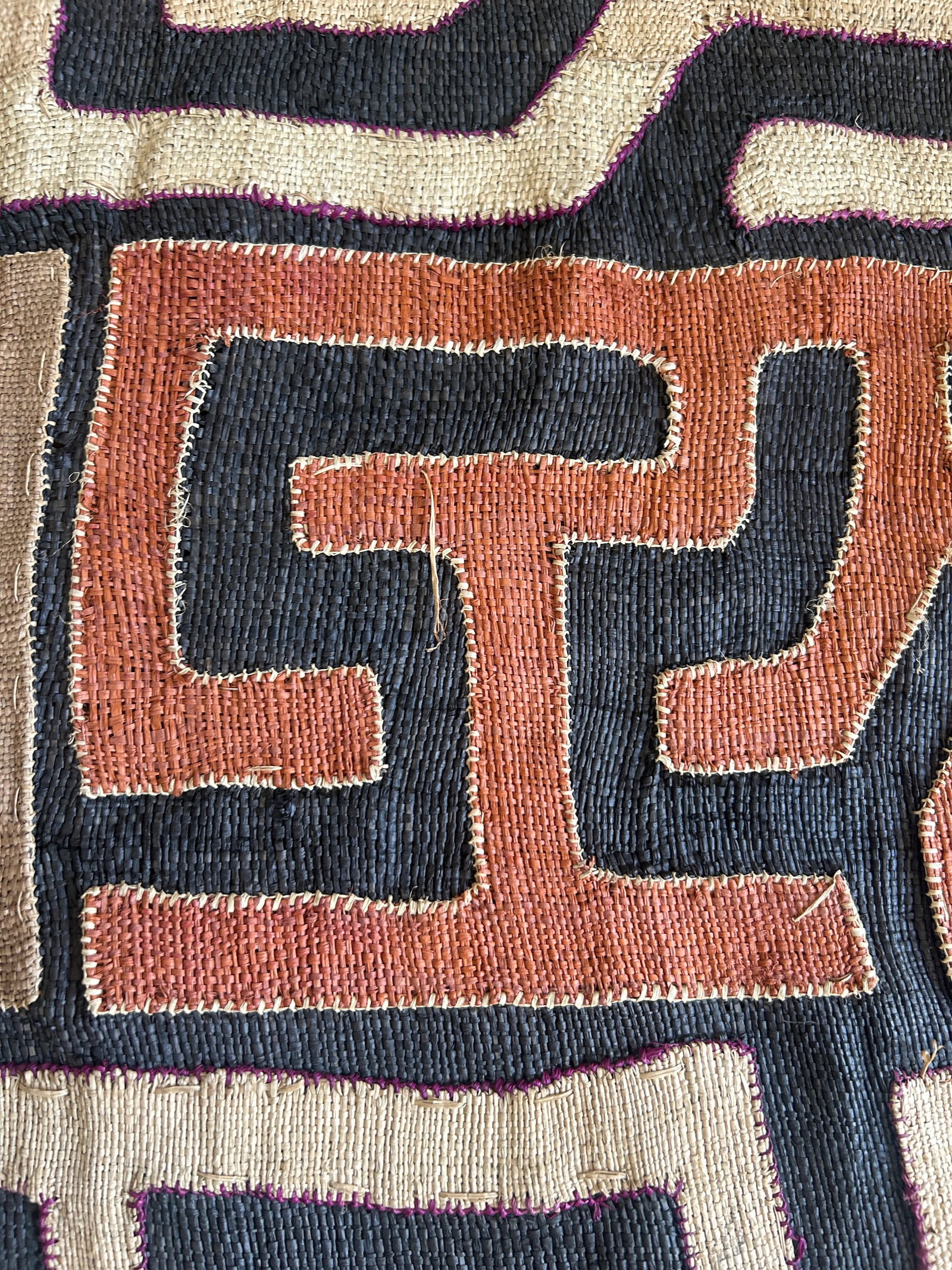 1950s African Tribal Kuba Cloth - 6