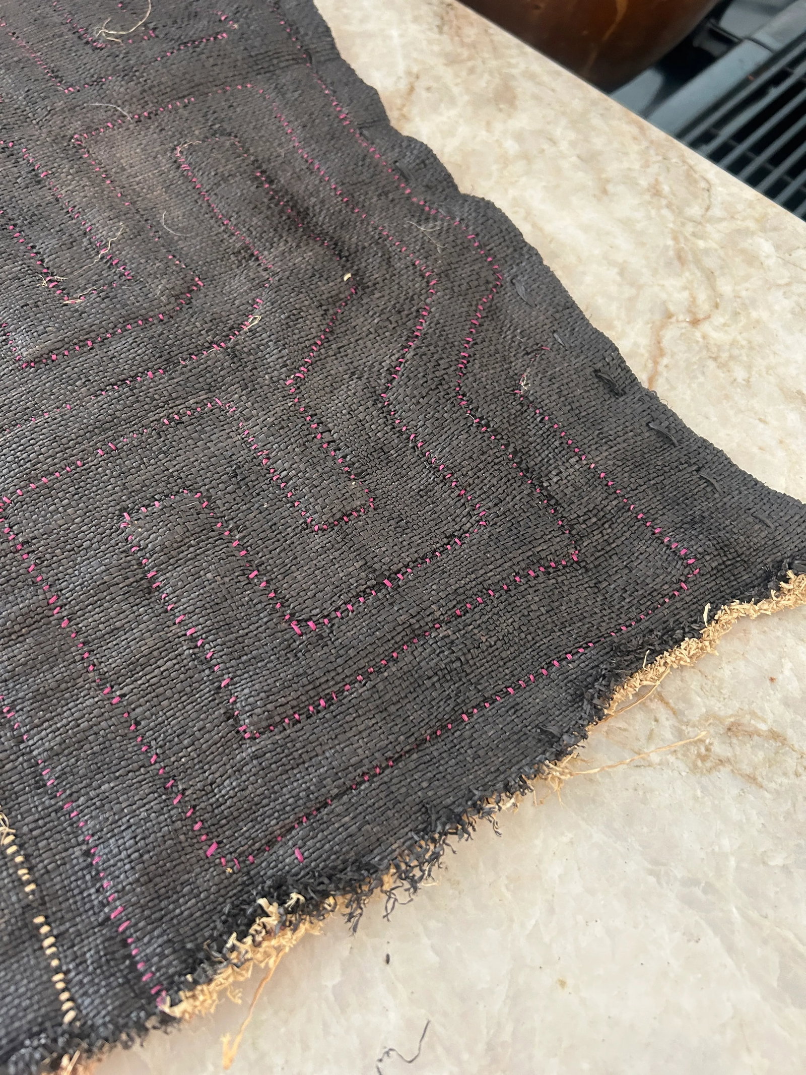 1950s African Tribal Kuba Cloth - 7