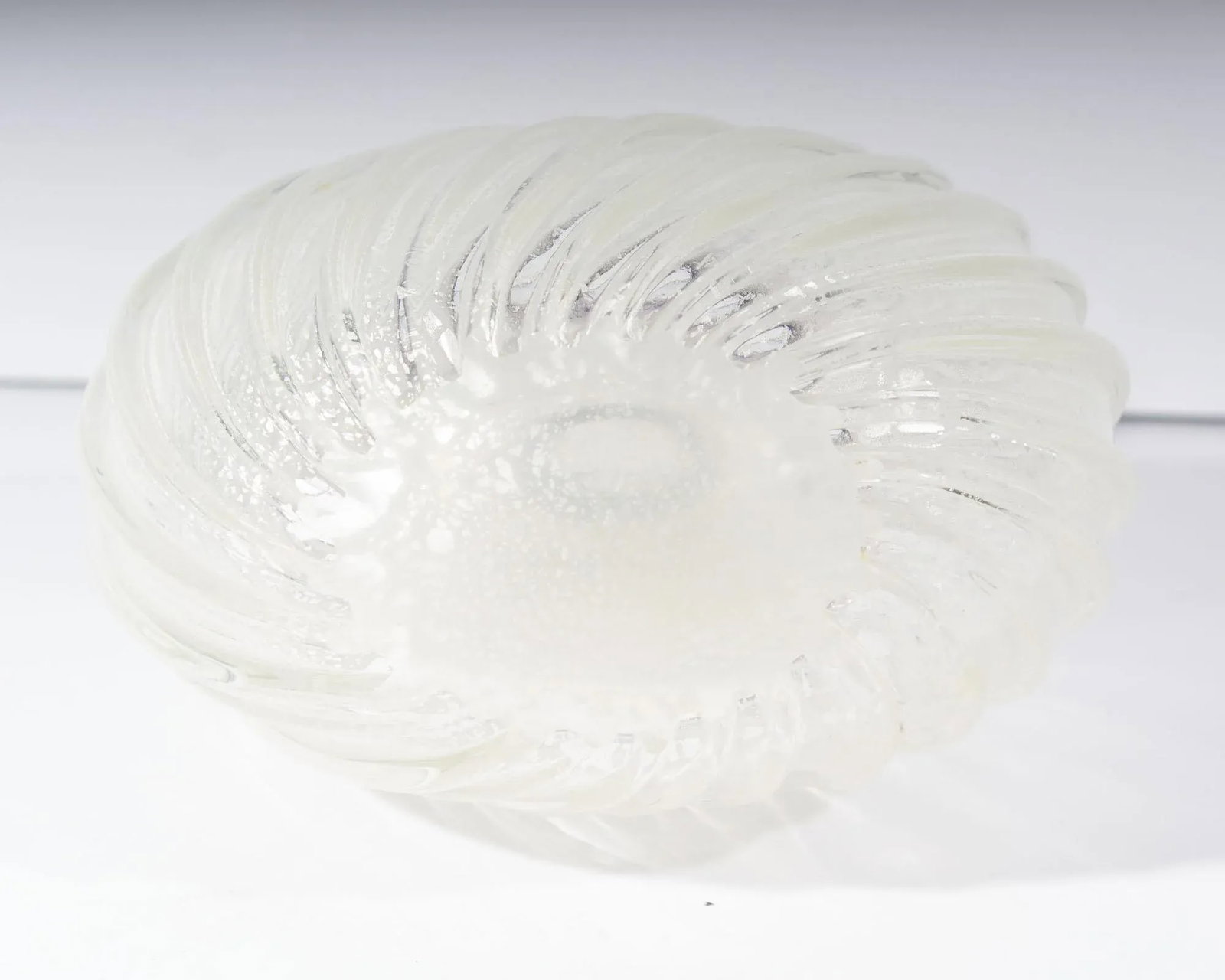 Mikasa Amethyst and Silver Fleck Glass Vase by Larry Laslo - 5