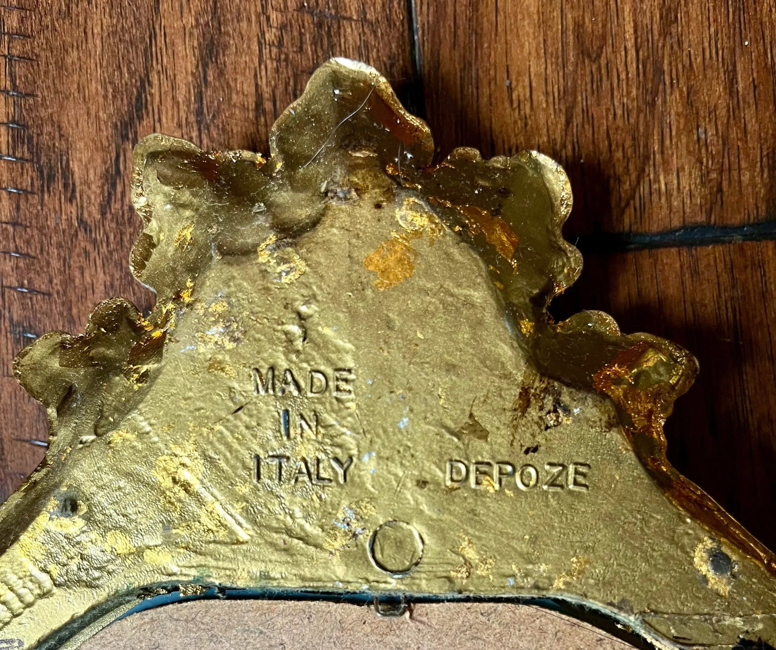 Vintage Italian Rococo Style Depoze Gold Wall Mirror Made in Italy - 8