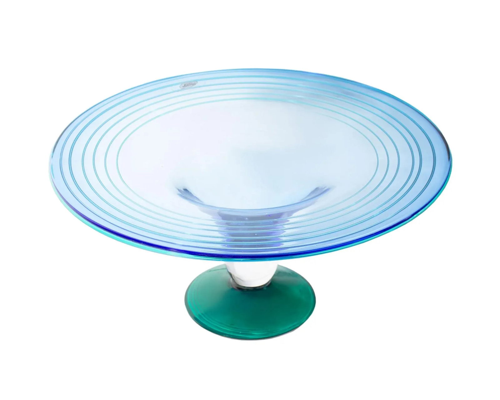 Richard Blenko 2000 Glass Compote - 2