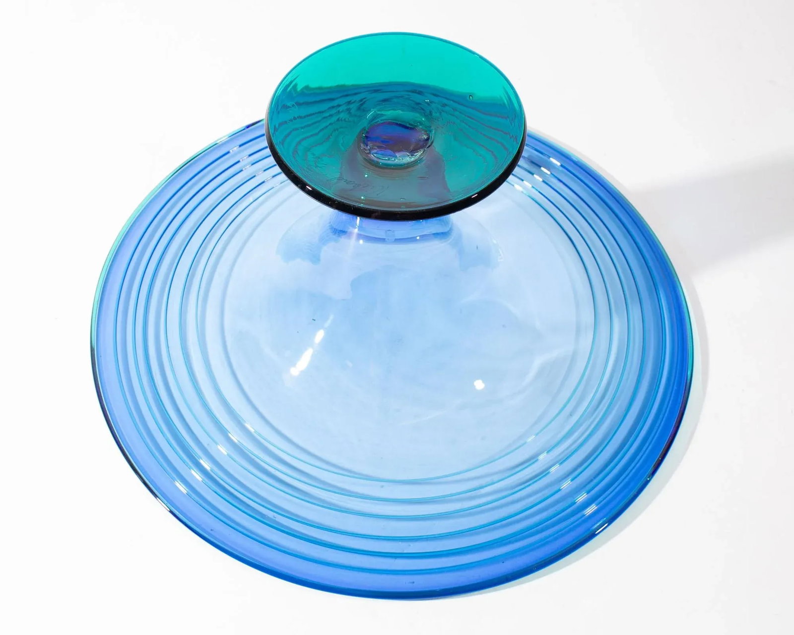 Richard Blenko 2000 Glass Compote - 7