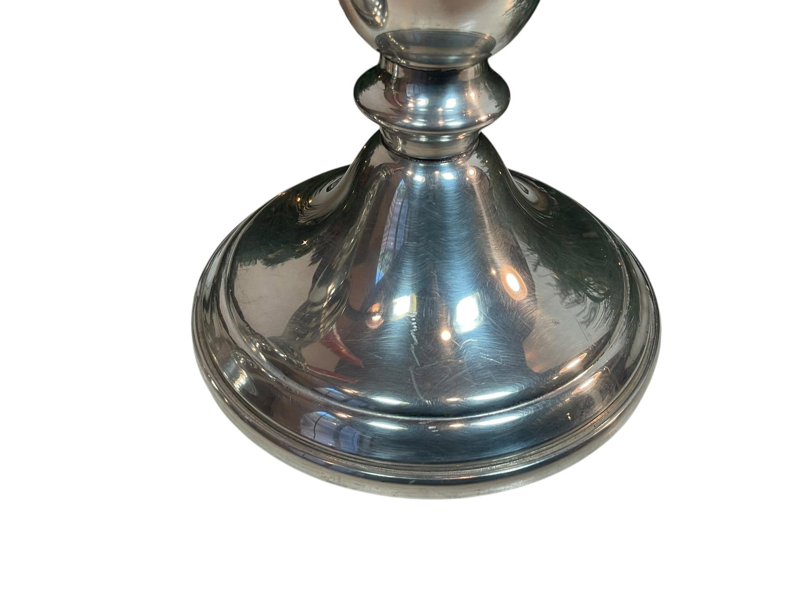 Vintage Web Pewter Candle Holders Weighted 4" - A Pair - 13
