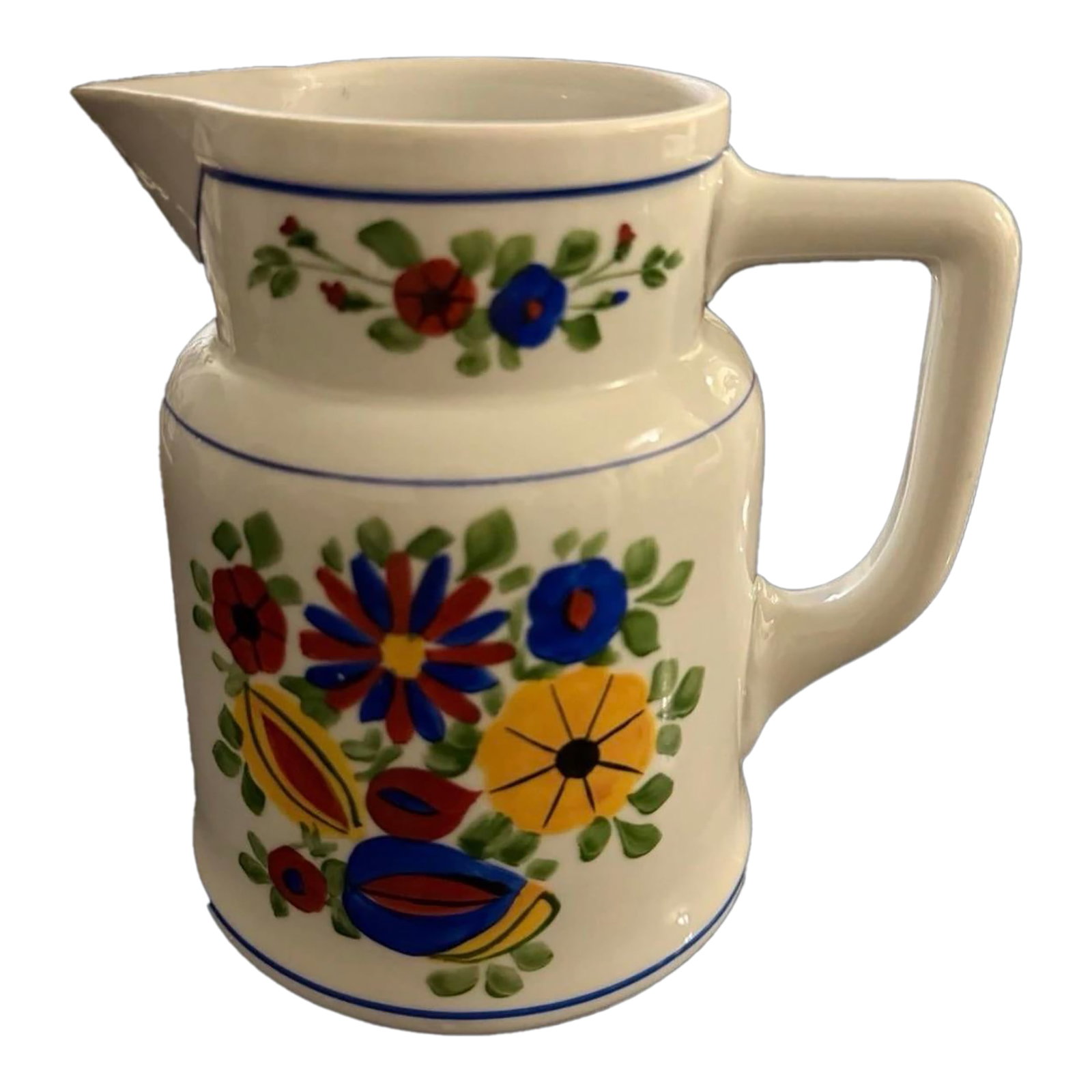 Vintage RKG Czechoslovakia Porcelain Serve Tea Pot Hand Painted 7in: Vintage RKG Czechoslovakia Porcelain Serve Tea Pot hand Painted 7in Excellent condition Signed The Vintage RKG Czechoslovakia Porcelain Tea Pot is a beautifully hand-painted piece with a floral