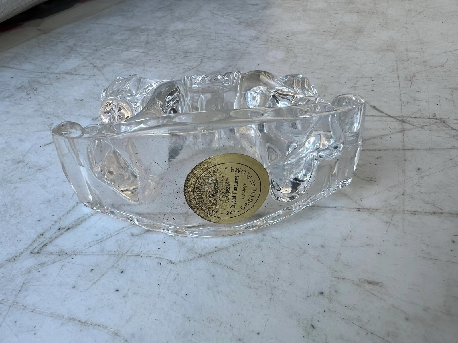 Vintage German Princess House Crystal Rocking Horse Figurine - 5