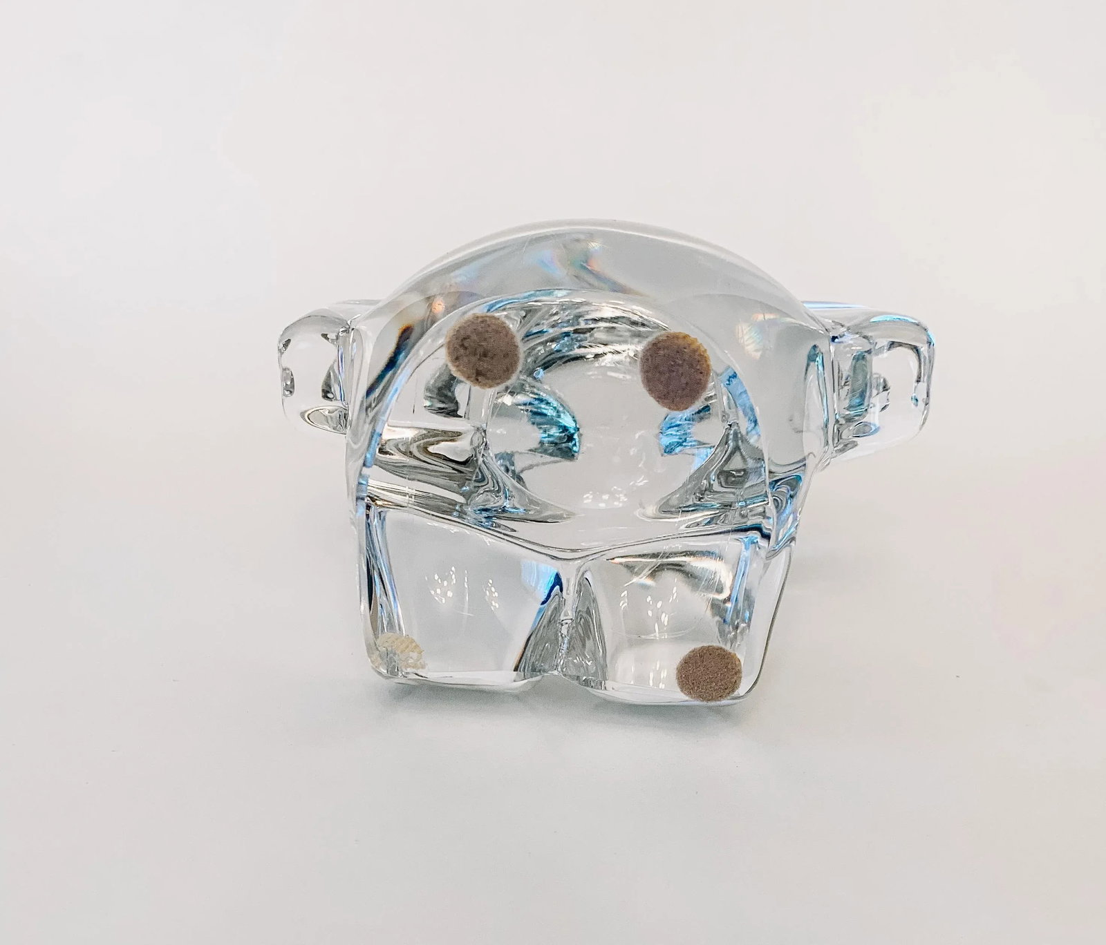 Vintage Pop Art Crystal Bear, Signed Daum - 4