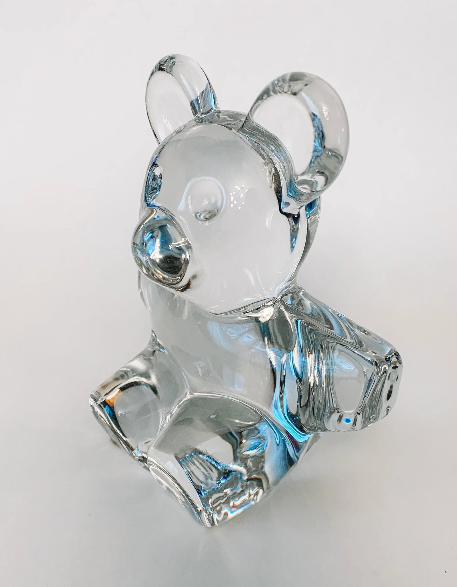 Vintage Pop Art Crystal Bear, Signed Daum - 6