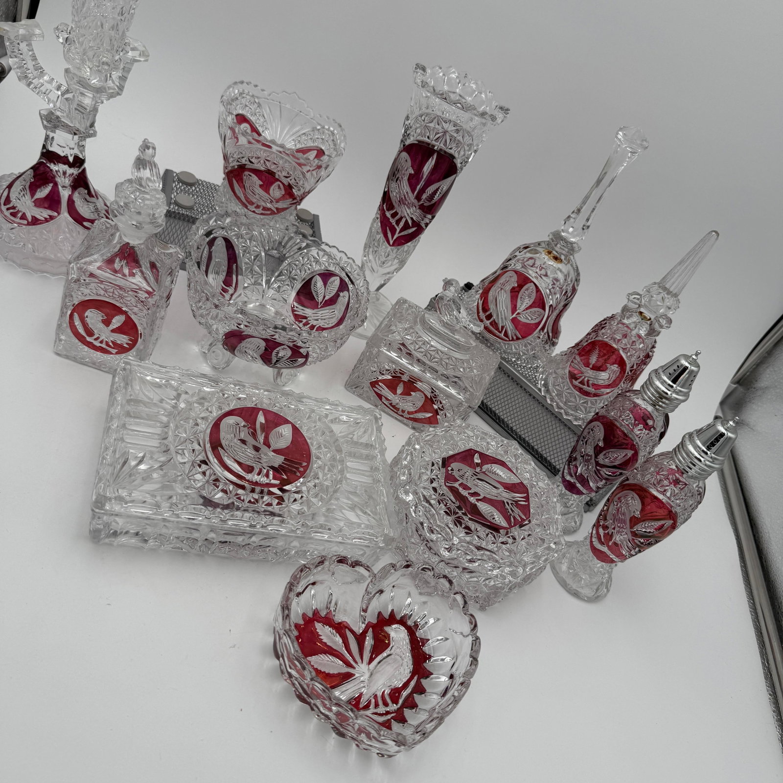 Byrdes Collection Jam/Jelly Jar Base by Hofbauer 24% Lead Crystal - 10