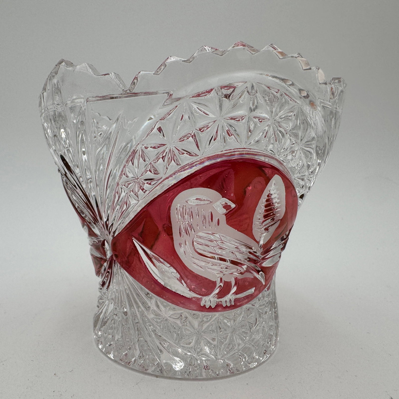 Byrdes Collection Jam/Jelly Jar Base by Hofbauer 24% Lead Crystal - 6