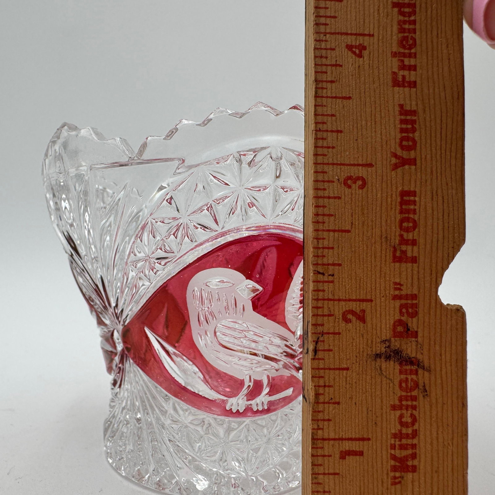 Byrdes Collection Jam/Jelly Jar Base by Hofbauer 24% Lead Crystal - 7