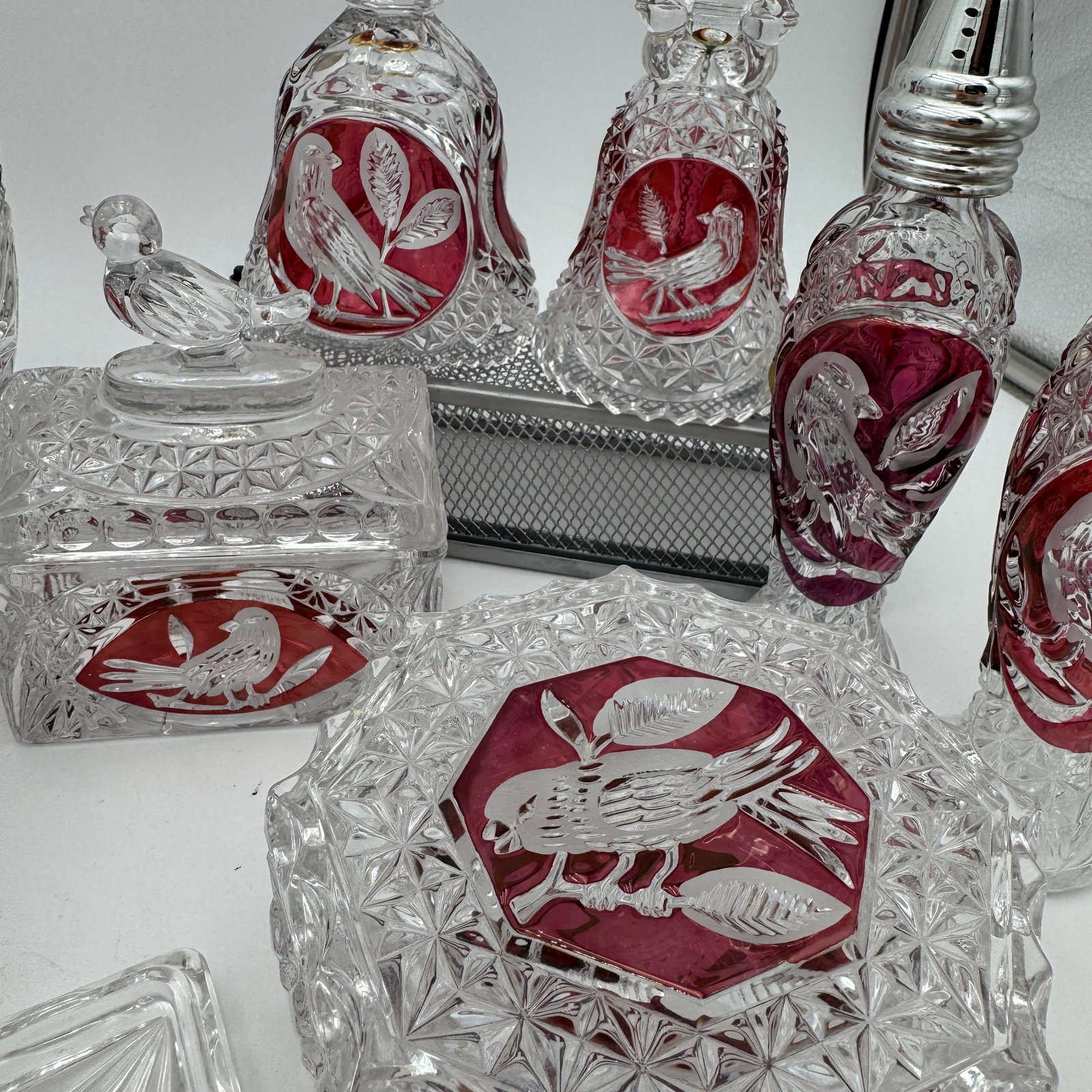 Byrdes Collection Jam/Jelly Jar Base by Hofbauer 24% Lead Crystal - 8