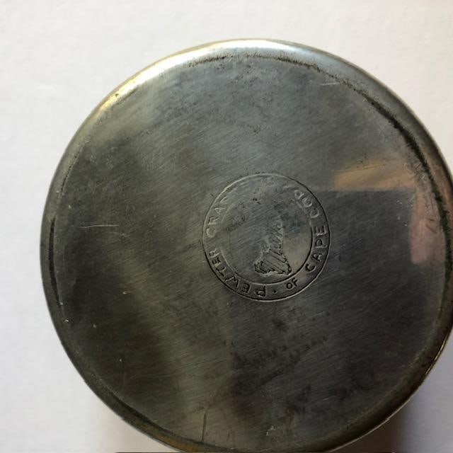 Pineapple Design Cape Cod Pewter Box With Lid - 3