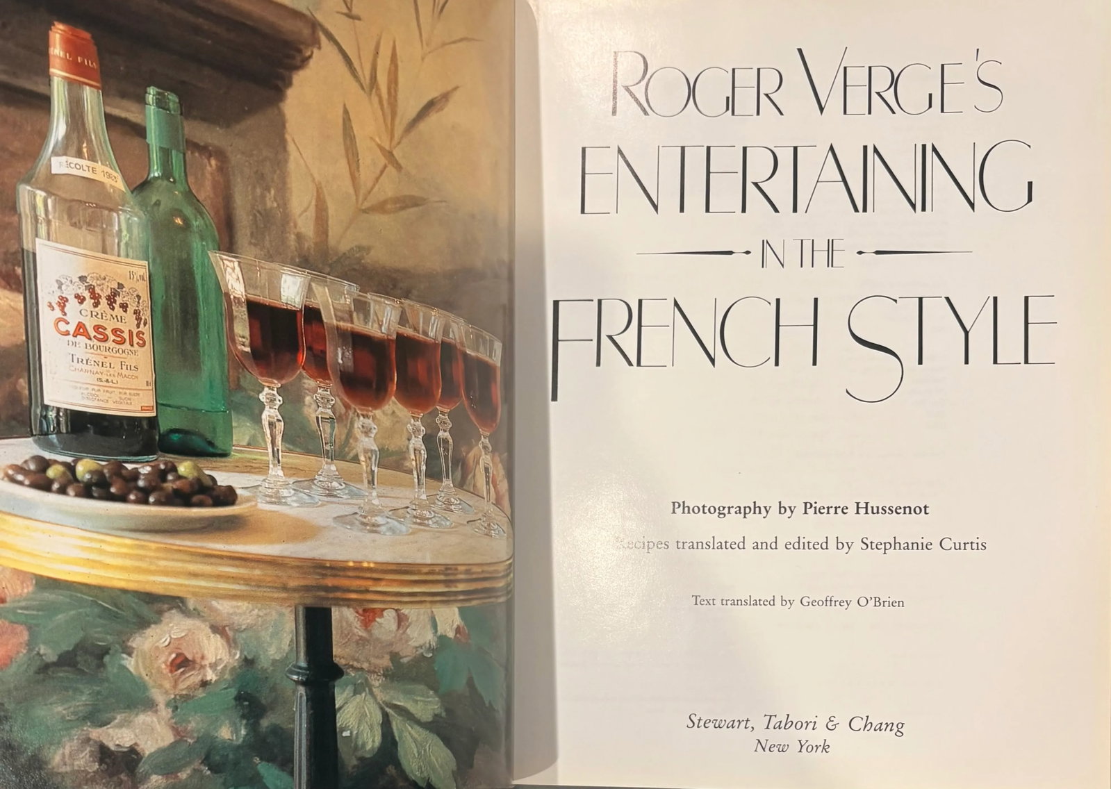 Roger Verge's Entertaining in the French Style, First Edition - 2