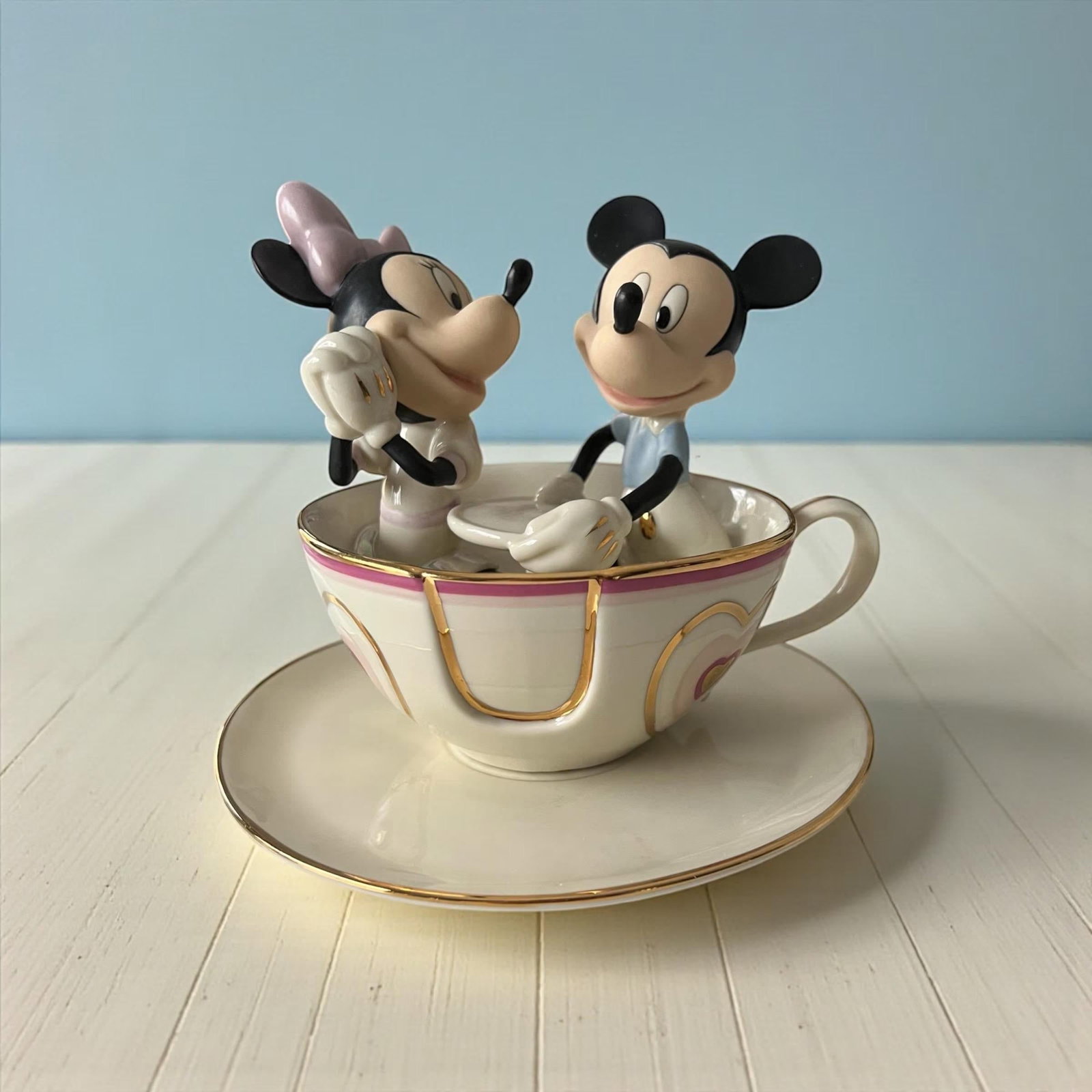 Lenox Disney "Mickey's Teacup Twirl" Figurine - Rare Vintage Collectible - 5