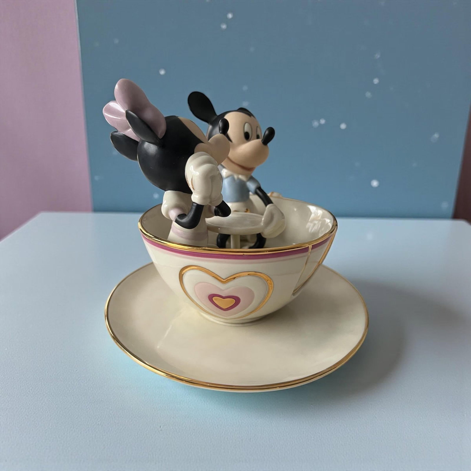 Lenox Disney "Mickey's Teacup Twirl" Figurine - Rare Vintage Collectible - 6
