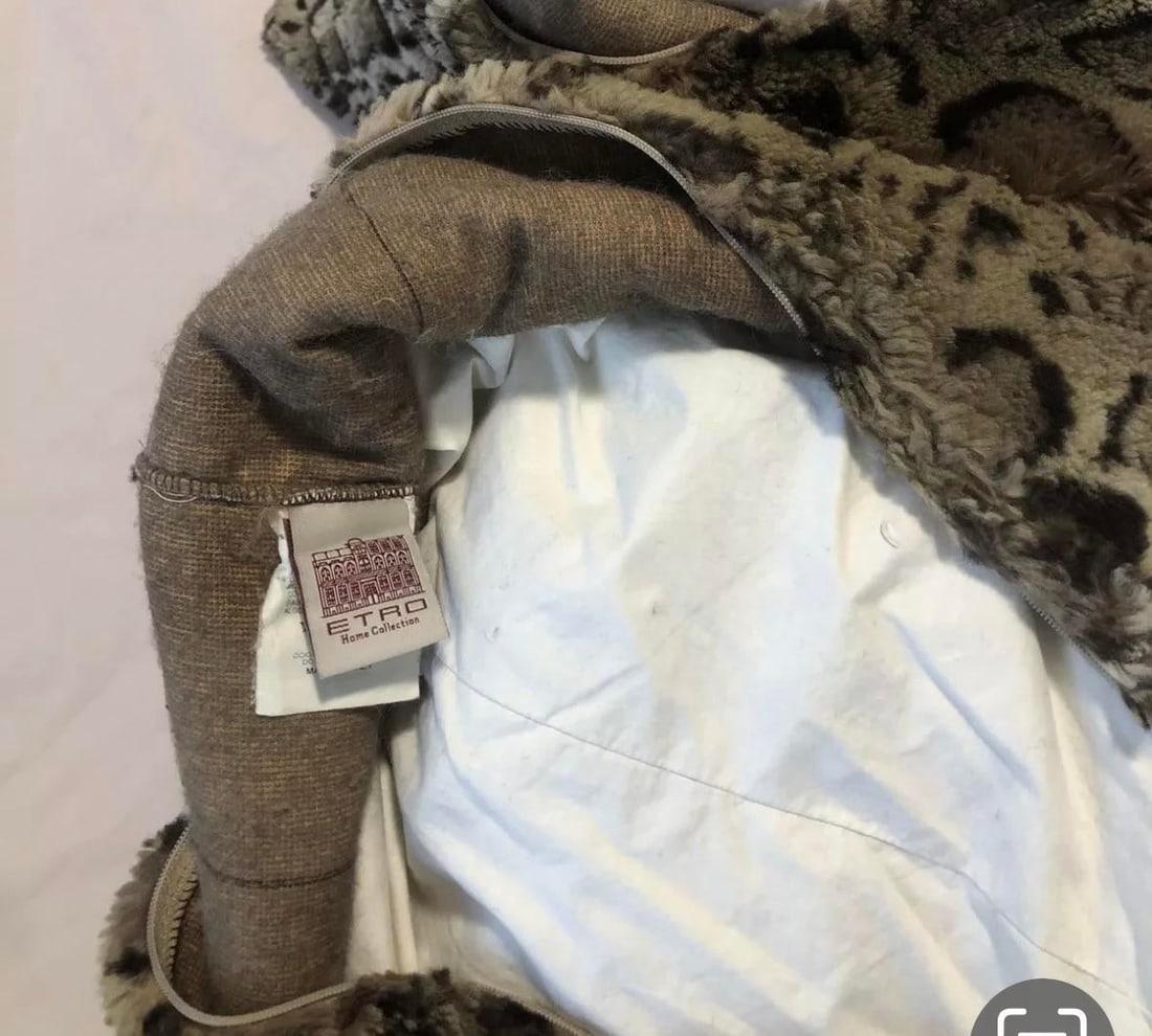 Etro Home XL Italian Leopard Pillow - 4