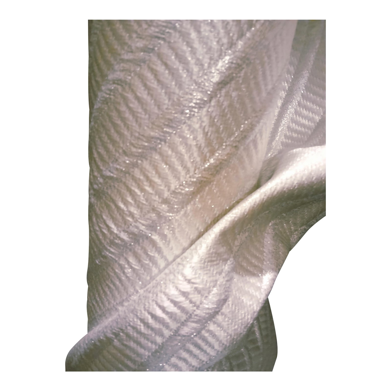 Silver Brocade Fabric: Silver Brocade Metallic fabric 14 yards, For interior decorating, design, or holiday items. Condition: Imperfections: No Imperfections Origin: United States Materials & Techniques: Textile
