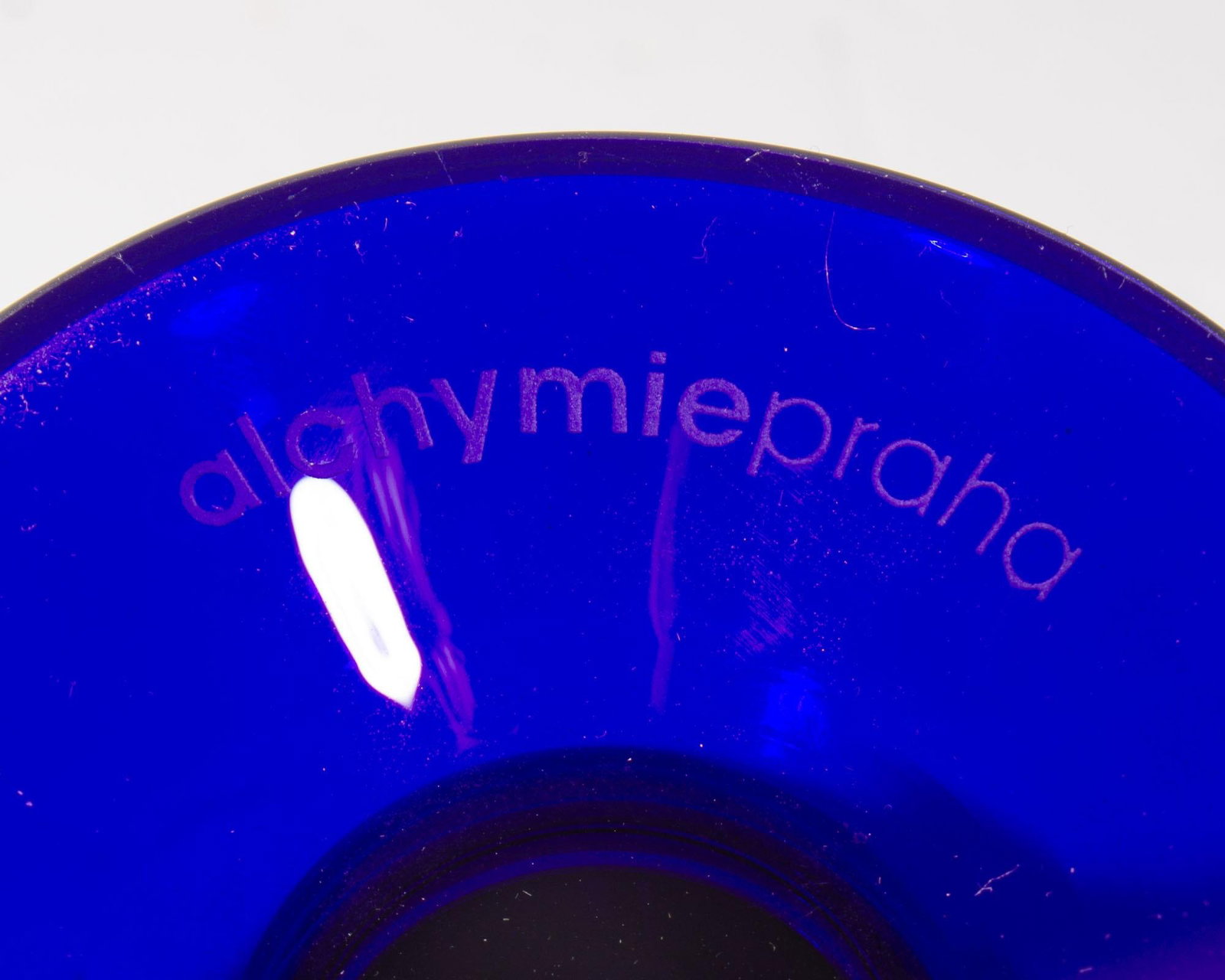 David Sobotka Alchymie Praha Limited Edition Blue Glass Compote - 5