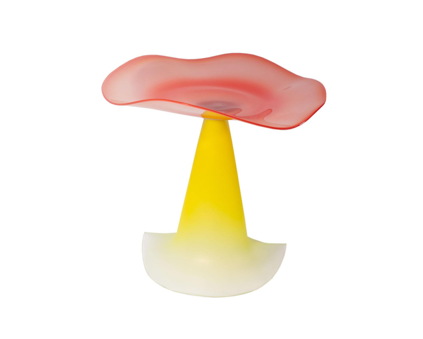 Stephan Cox 2001 Postmodern Art Glass Compote - 2