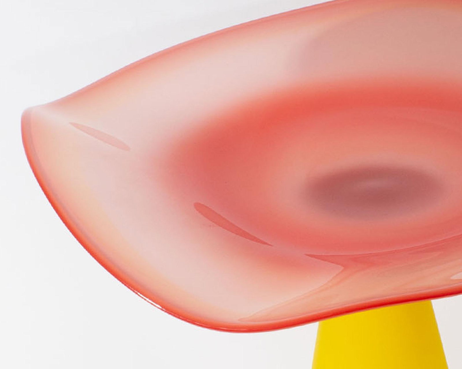 Stephan Cox 2001 Postmodern Art Glass Compote - 4