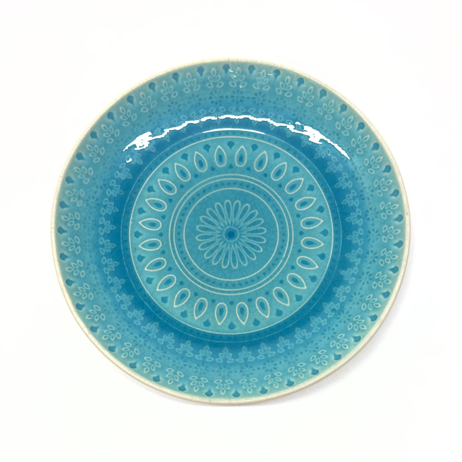 All Over Color Jewel-Toned Textured Ceramic Side Plate Curation - Group of 12 - 12