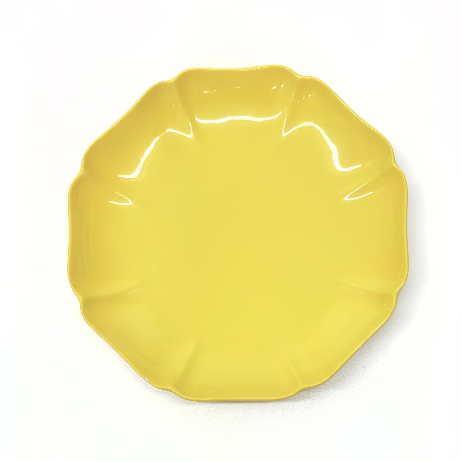 All Over Color Jewel-Toned Textured Ceramic Side Plate Curation - Group of 12 - 14