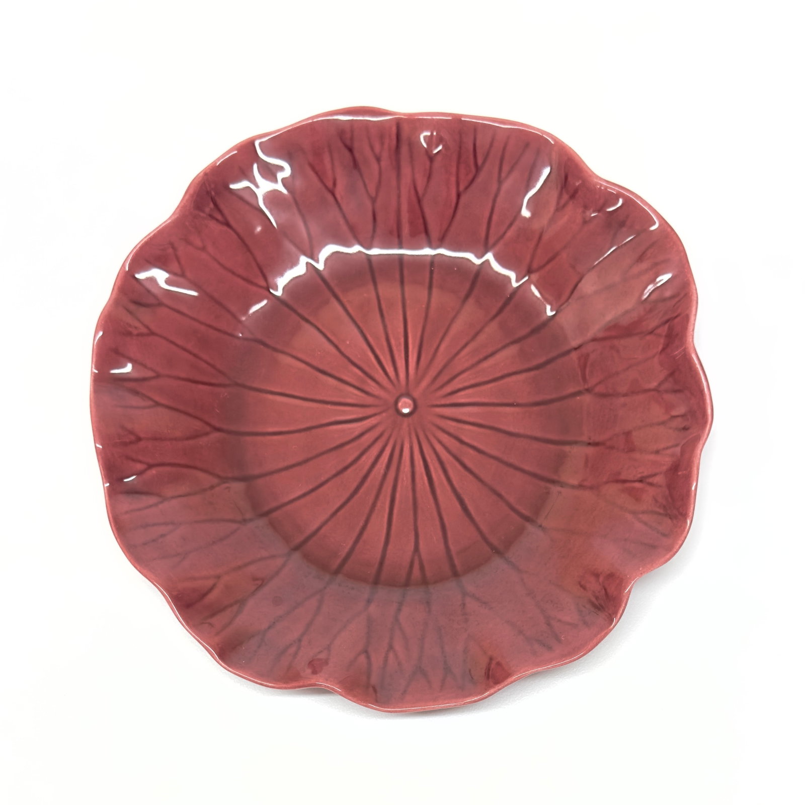 All Over Color Jewel-Toned Textured Ceramic Side Plate Curation - Group of 12 - 4