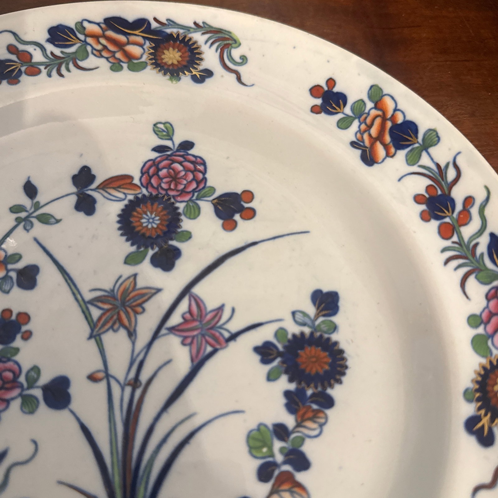 Early Spode Chinese Flowers Plate C 1820 - 3