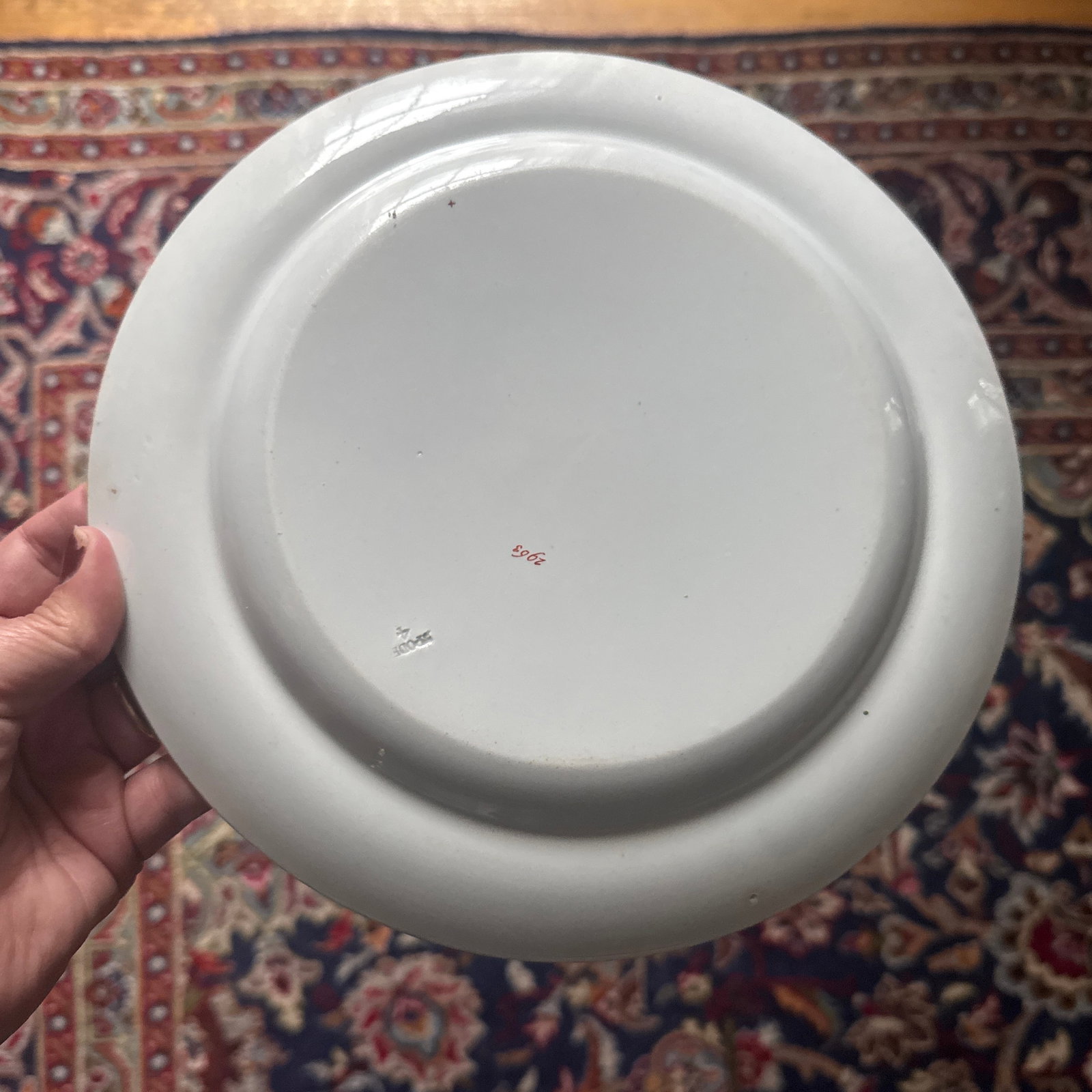 Early Spode Chinese Flowers Plate C 1820 - 9