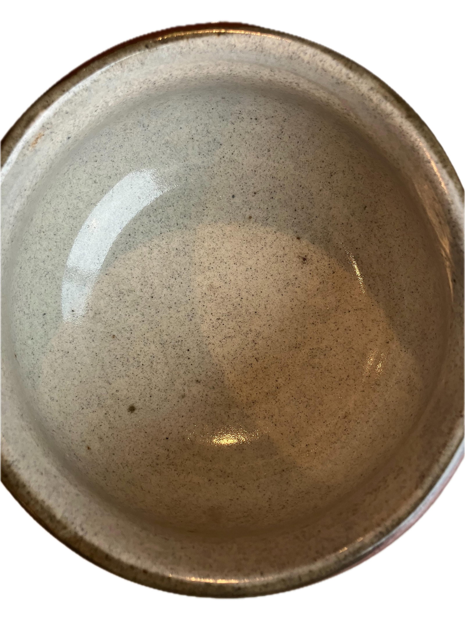 Vintage Mexican Tonala Folk Art Hand Painted Stoneware Ladle Pot - 10