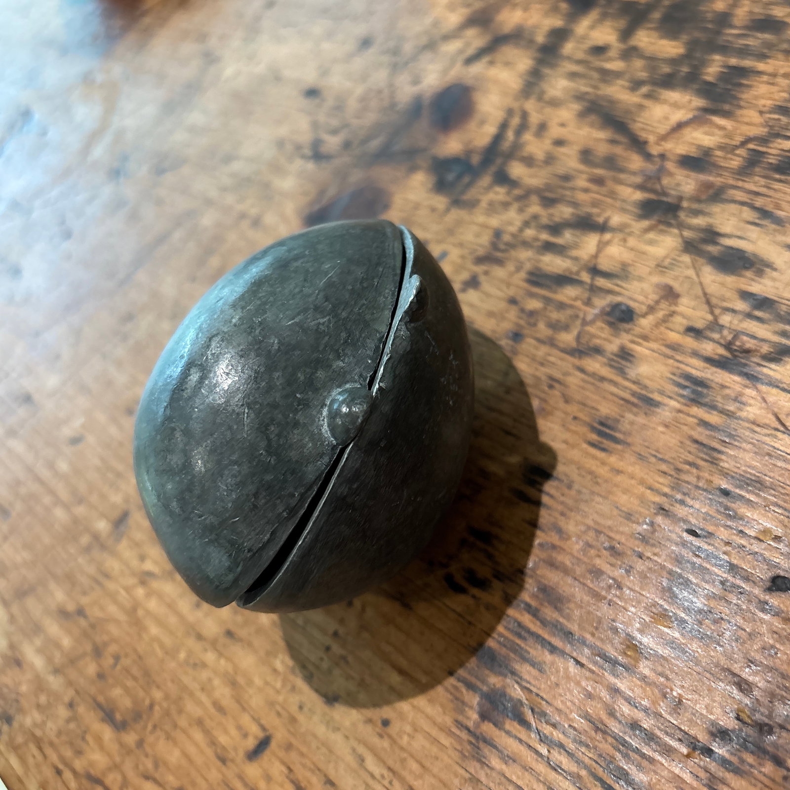 Vintage Pewter Egg Chocolate/Candy/Ice Cream Mold - 2
