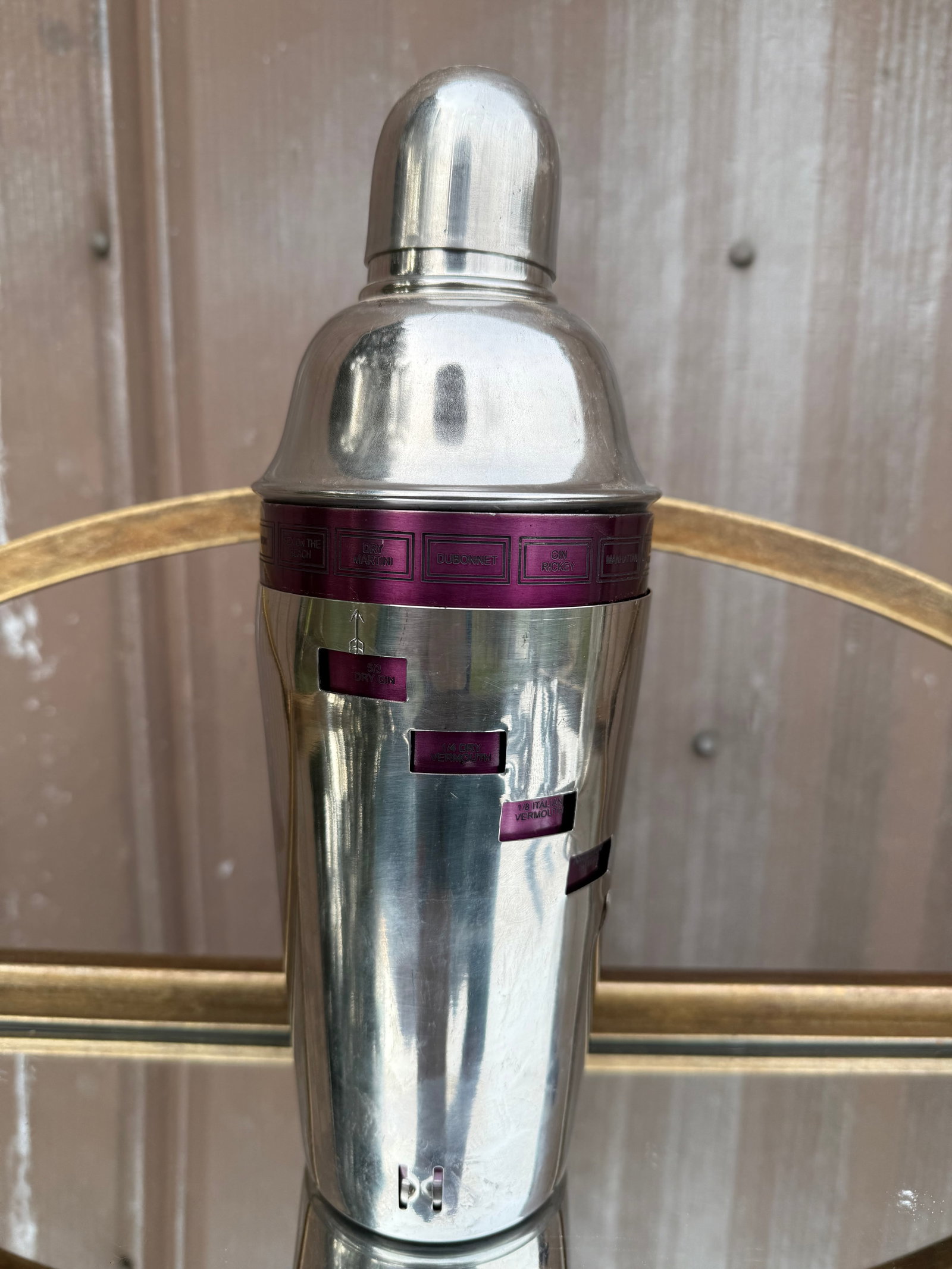 Dial a Drink Menu Cocktail Shaker - 13