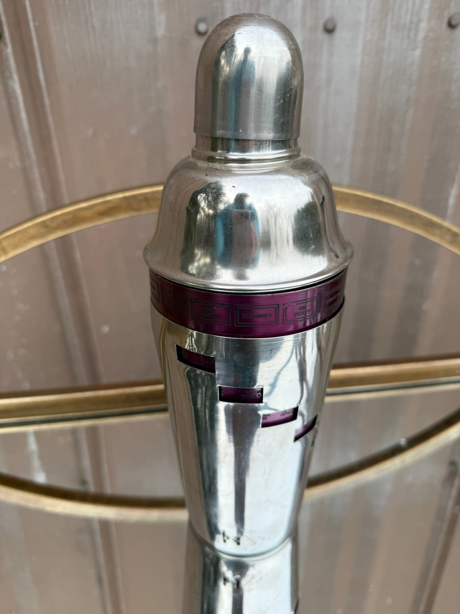 Dial a Drink Menu Cocktail Shaker - 4