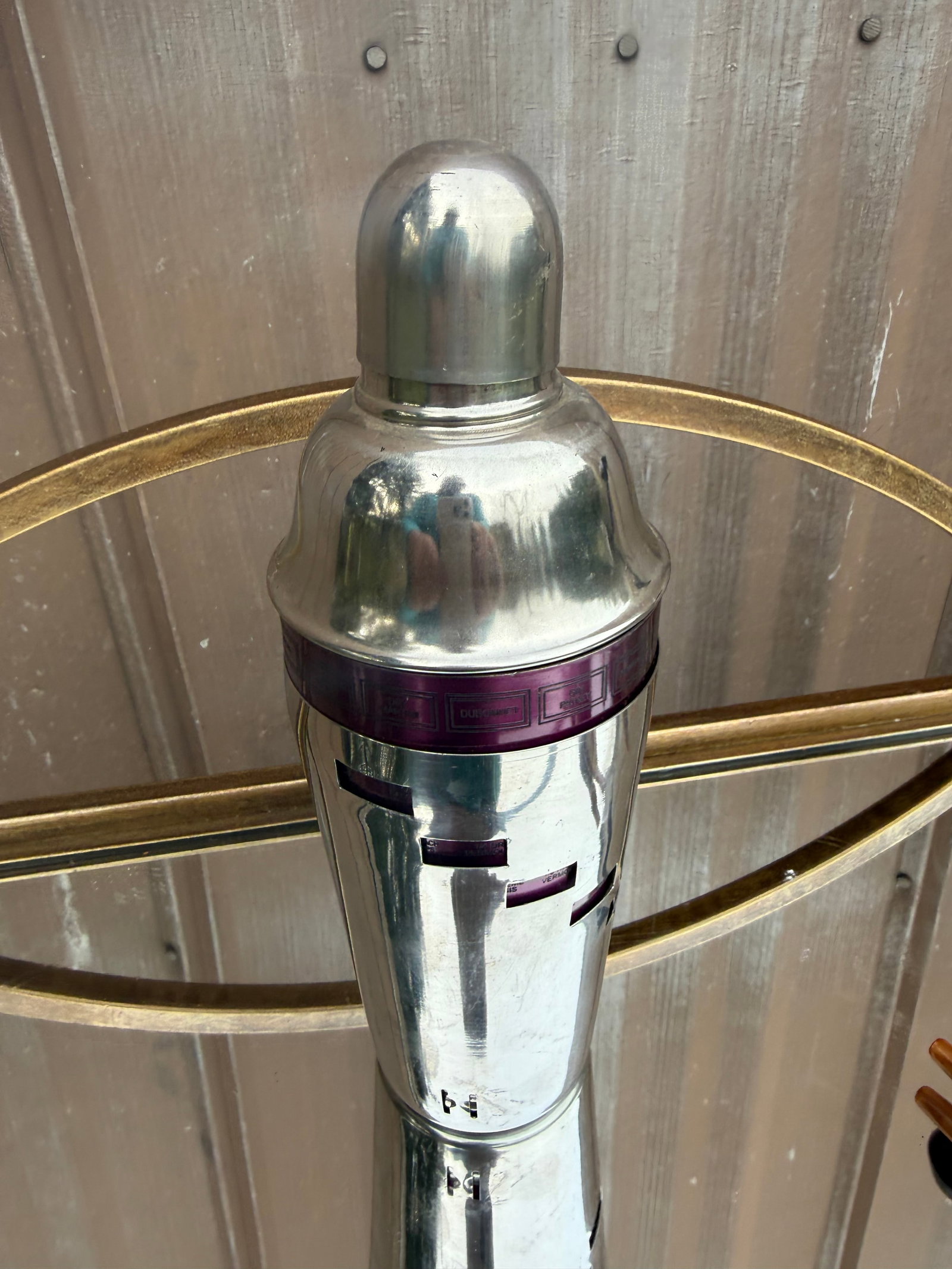 Dial a Drink Menu Cocktail Shaker - 8